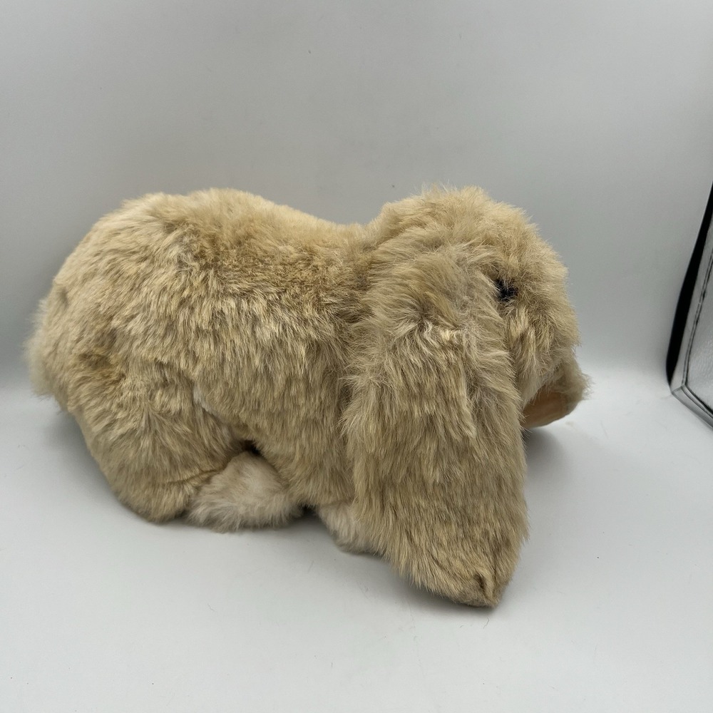 Vintage 1982 R Dakin Light Brown Bunny Rabbit Floppy Ears Plush Stuffed Animal